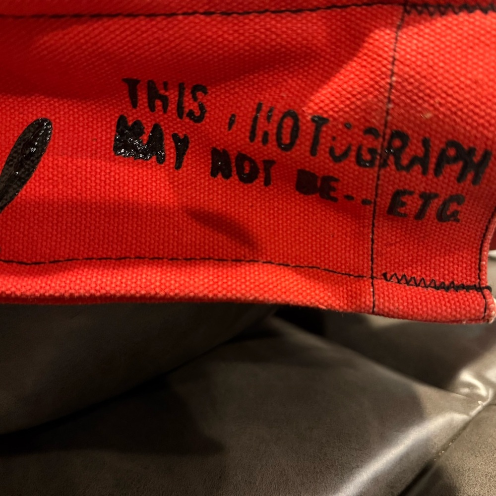 Andy Warhol Jackie O Red Tote Bag - Picture 11 of 13